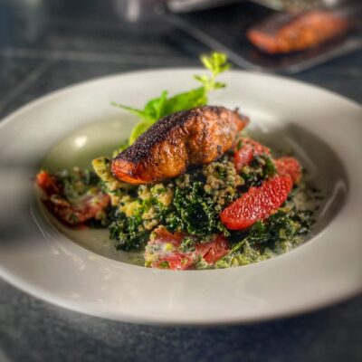 Salmon dish